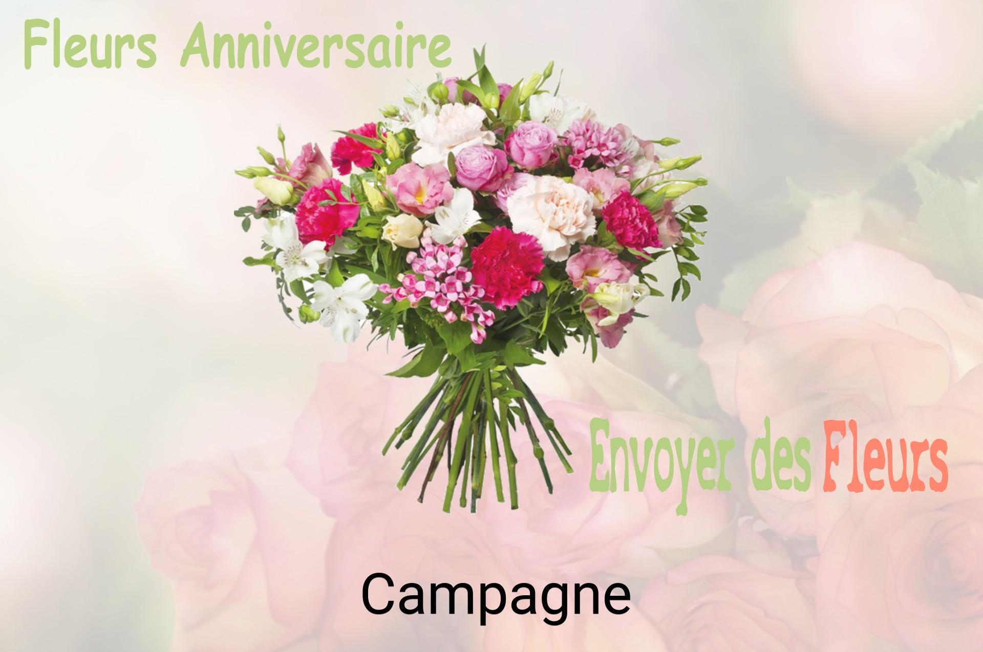 Bouquet de fleurs d’anniversaire livré à Campagne