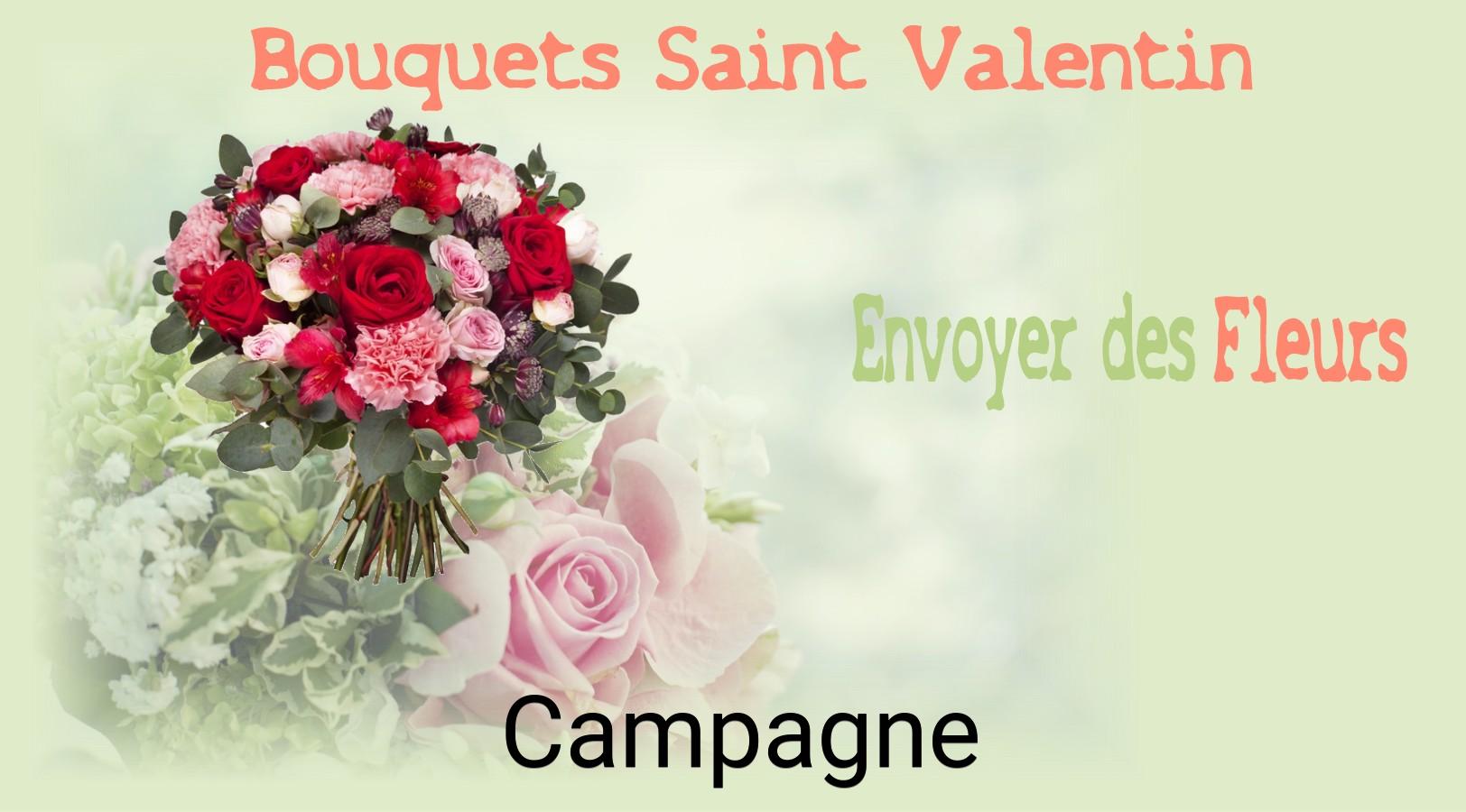 Roses de Saint-Valentin livrées à Campagne